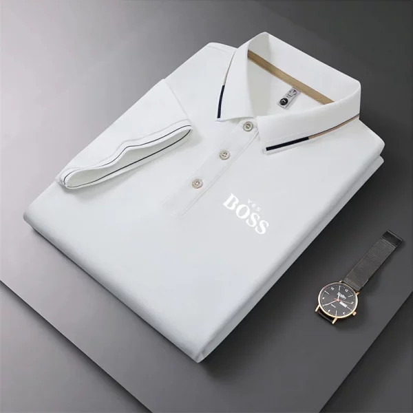Men's Polo Sport Shirt  Korean Fashion Men's Clothing - Image 4