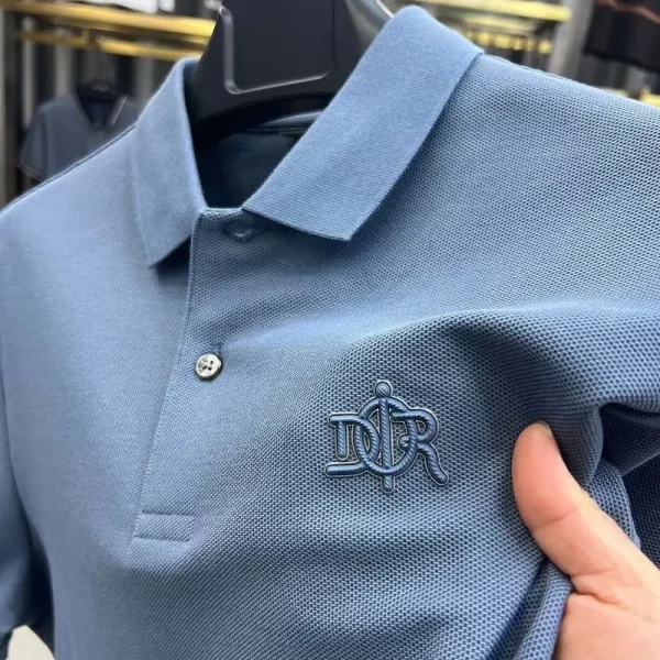 Men's Polo Shirt Luxury Embroidered Short Sleeve 2024 Korean Fashion