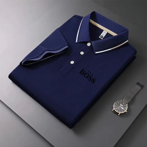 Men's Polo Sport Shirt  Korean Fashion Men's Clothing - Image 3
