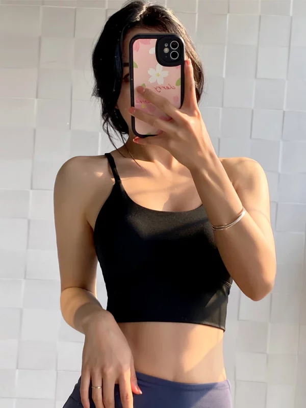 New sexy Yoga clothing running sports vest quick drying bra shock-proof gathering fitness clothing Bra Top women - Image 2