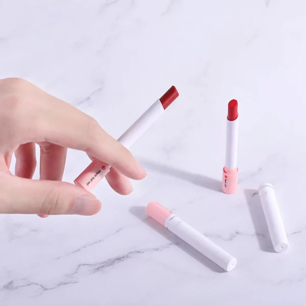Cigarette Lipstick Set Long Lasting Lip Glaze Matte Lip Tint Makeup Cosmetics peel off lip liner stay-n - Image 5