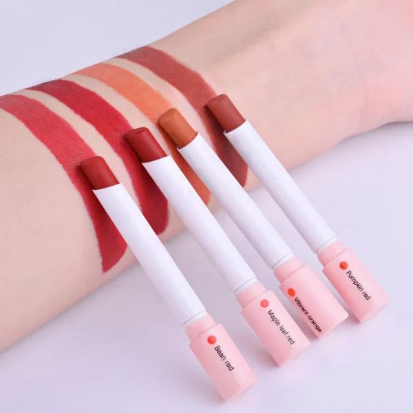 Cigarette Lipstick Set Long Lasting Lip Glaze Matte Lip Tint Makeup Cosmetics peel off lip liner stay-n - Image 4