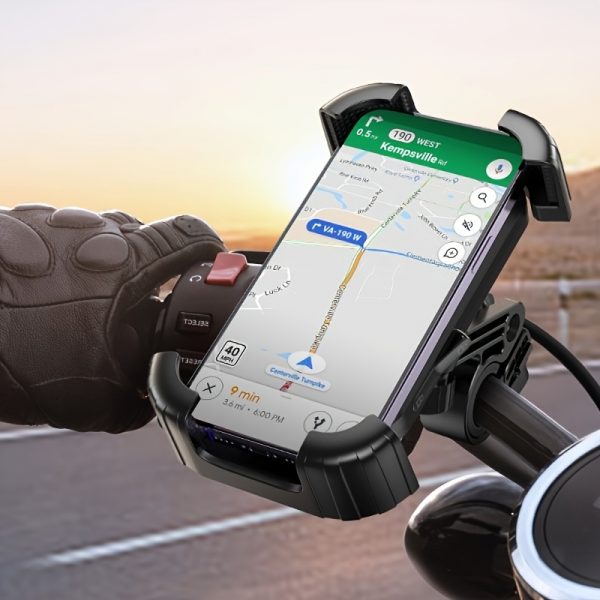 1pc Anti-Shake Silicone Bike Phone Holder - Image 4