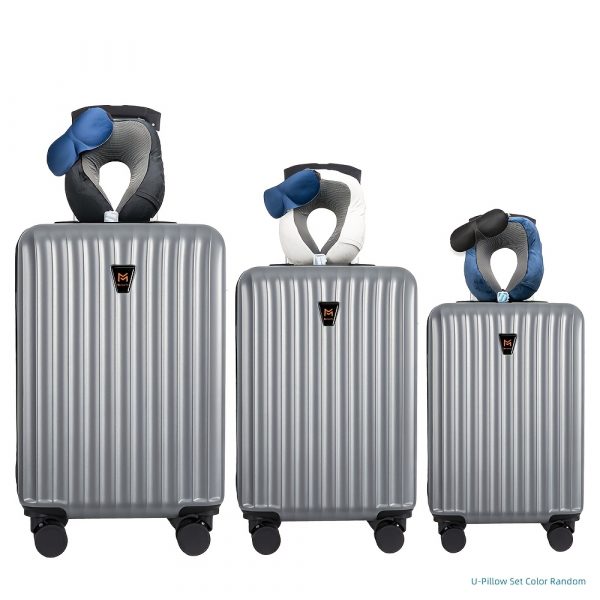 Set 3pcs Lightweight Hardshell Luggage Use TSA Lock, Double Spinner Wheels - Image 12