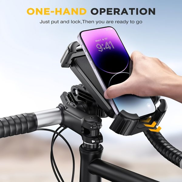 1pc Anti-Shake Silicone Bike Phone Holder