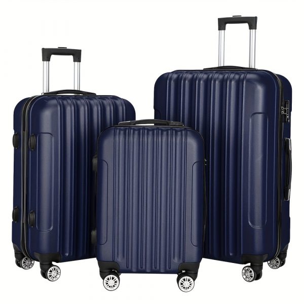 Set 3pcs & single 1 pc ABS Hardshell Luggage Set 20/24/28 Inch, 4 Spinner Wheels & TSA Lock Suitcases - Image 10