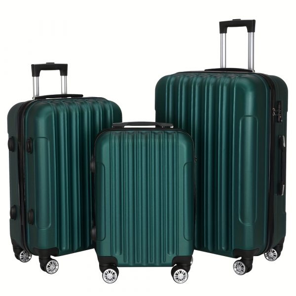 Set 3pcs & single 1 pc ABS Hardshell Luggage Set 20/24/28 Inch, 4 Spinner Wheels & TSA Lock Suitcases - Image 18