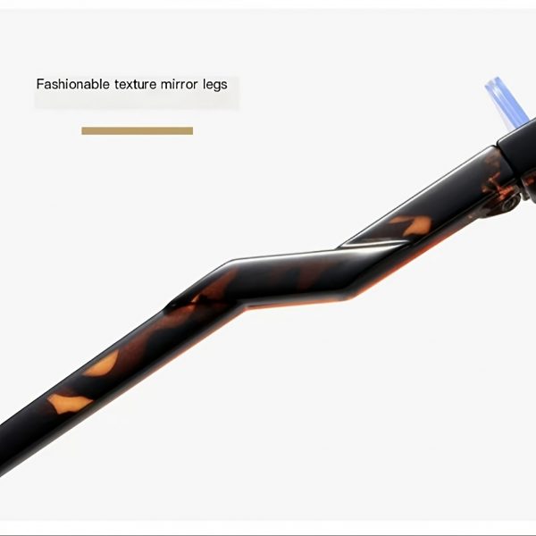 Cat Eye Semi-rimless Glasses Minimalist Style - Image 10