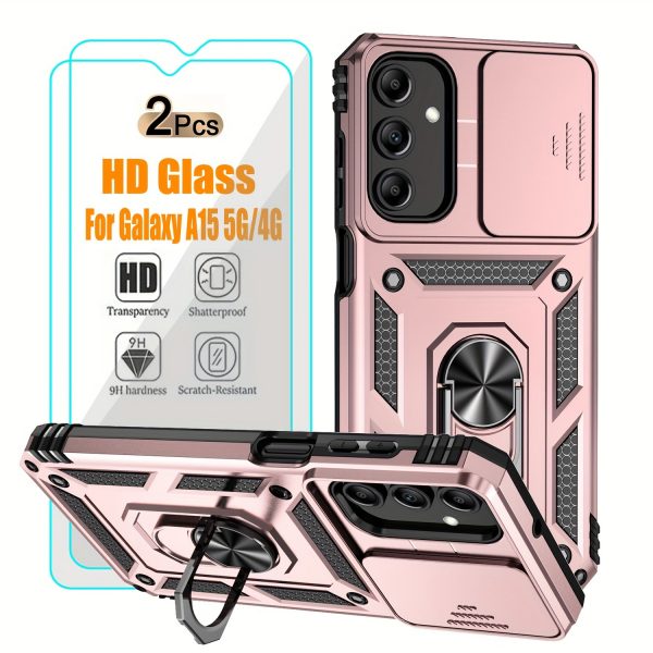 Samsung Galaxy A15 5G/4G Case with 2 Pack Screen Protector - Image 4