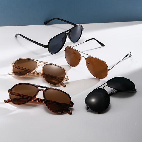 5 Pairs Classic Fashion Glasses - Image 4