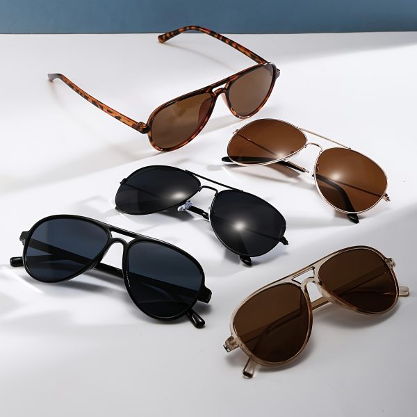 5 Pairs Classic Fashion Glasses - Image 2