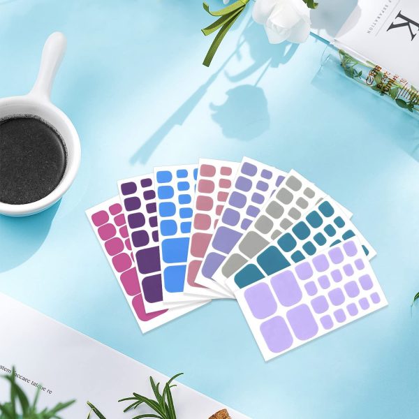 32 Sheets, 704 Pcs Nail Art Wraps Toenail Stickers - Image 5