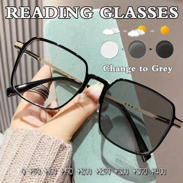Fashion Ultralight Photochromic Reading Glasses Men Women - Image 5