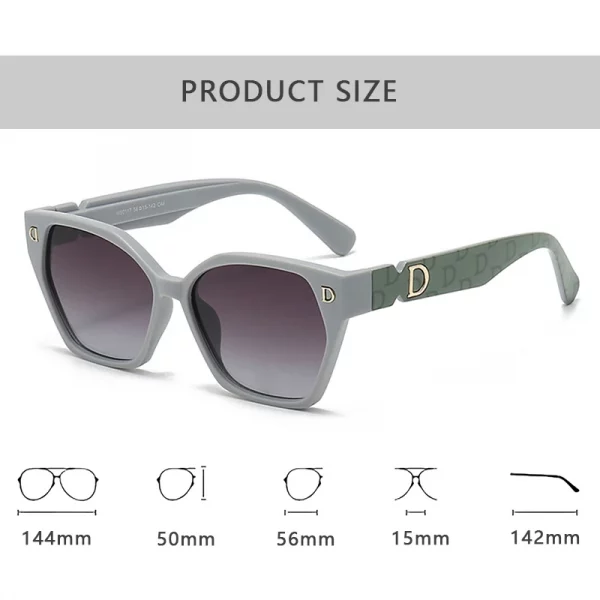 Fashion Brand Luxury Designer Sunglasses Women 2025 Vintage Mirror Party Trendy Shades Glasses Summer Travel Outdoor Sunglasses - Image 5