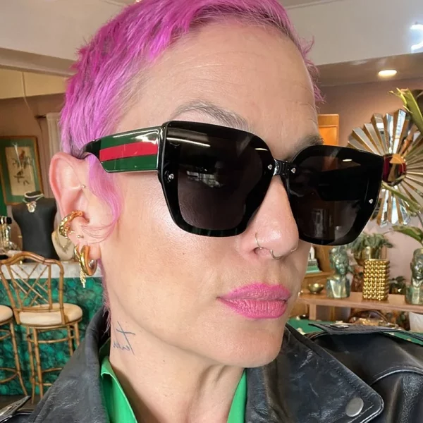 Women Sunglasses Brand Style Square Feature Vintage Retro - Image 2