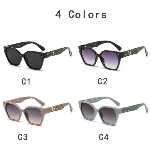 Fashion Brand Luxury Designer Sunglasses Women 2025 Vintage Mirror Party Trendy Shades Glasses Summer Travel Outdoor Sunglasses - Image 4