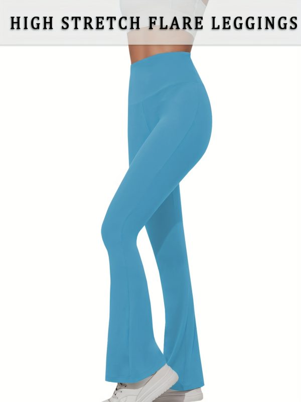 Super Soft High Waisted Flare Pants - Image 5