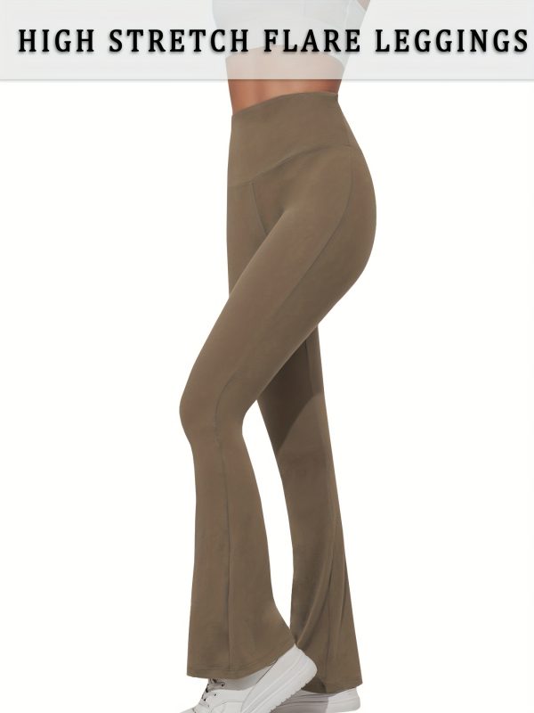 Super Soft High Waisted Flare Pants - Image 6