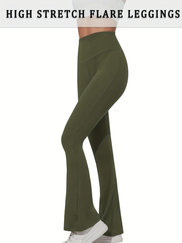 Super Soft High Waisted Flare Pants - Image 8
